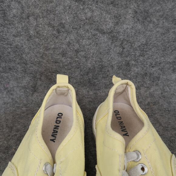 Old Navy Shoes Kids 12 Slip On Sneakers Casual Canvas Morning Sunshine Trainers - Picture 3 of 11